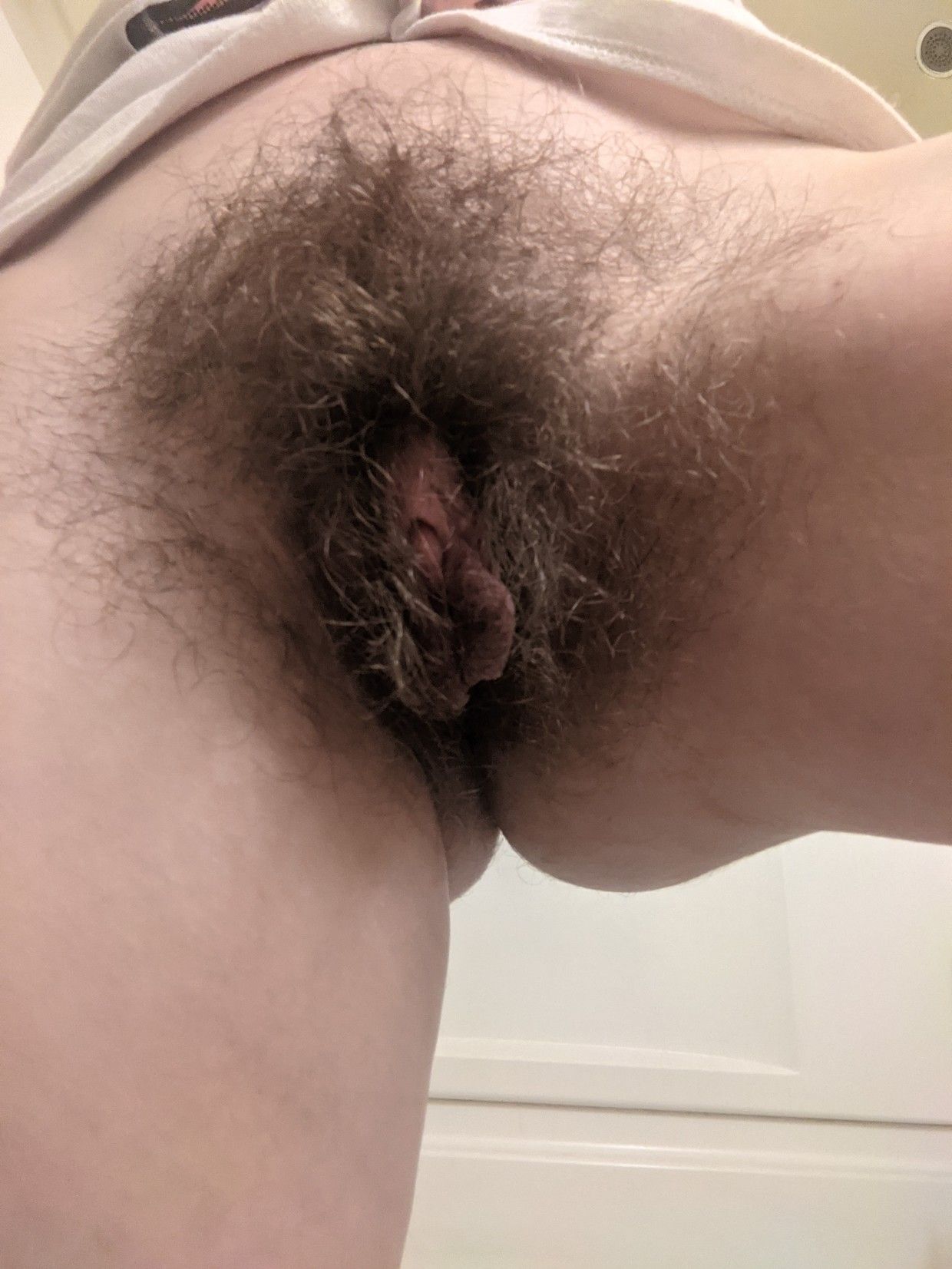 Great Hairy Pussy From Below